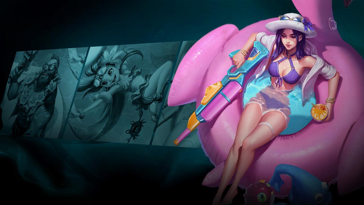 Pool Party Zoe, Pool Party Caitlyn and Pool Party Gangplank Early Sale