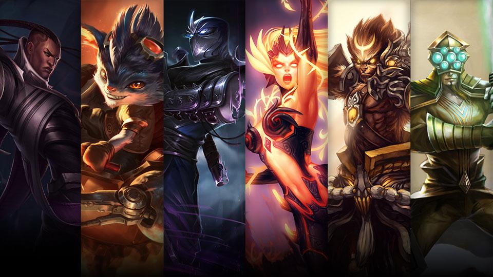 Wildfire Zyra, General Wukong and Chosen Master Yi plus Lucian, Rumble and Shen