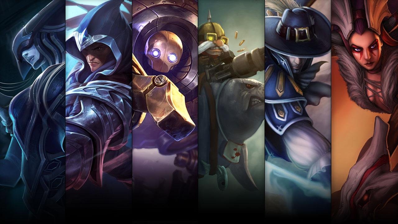 Urfrider Corki, Musketeer Twisted Fate and Boneclaw Shyvana plus Lissandra, Talon and Blitzcrank