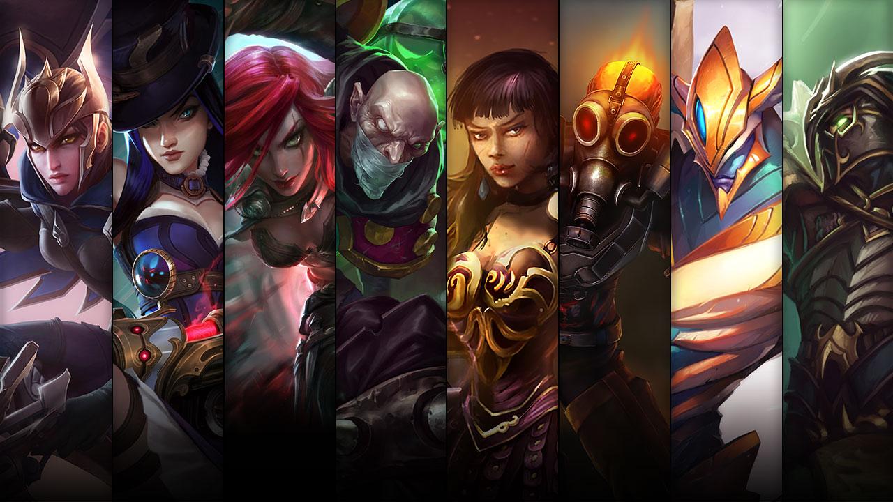Tyrant Swain, Justicar Aatrox, Apocalyptic Brand and Warrior Princess Sivir plus Quinn and Valor, Caitlyn, Katarina and Singed