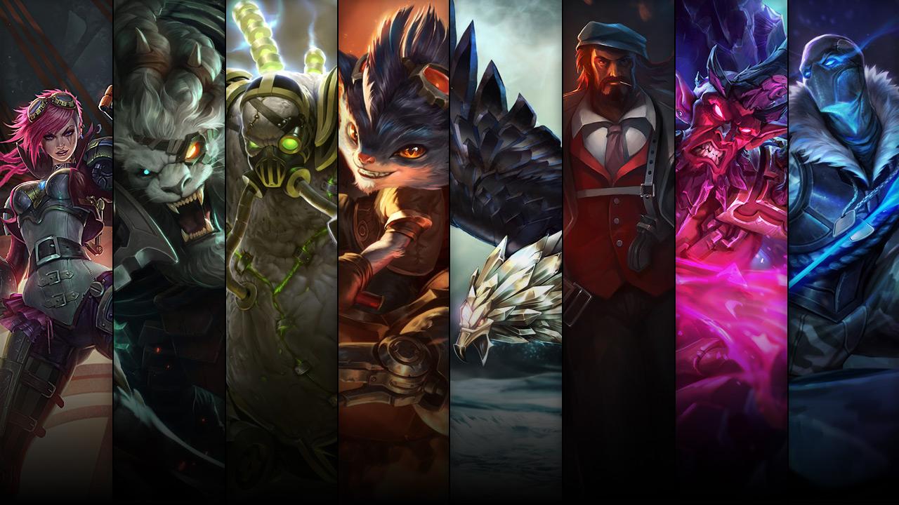Arctic Ops Varus, Dark Crystal Ryze, Mafia Graves and Bird of Prey Anivia plus Vi, Rengar, Rumble and Urgot