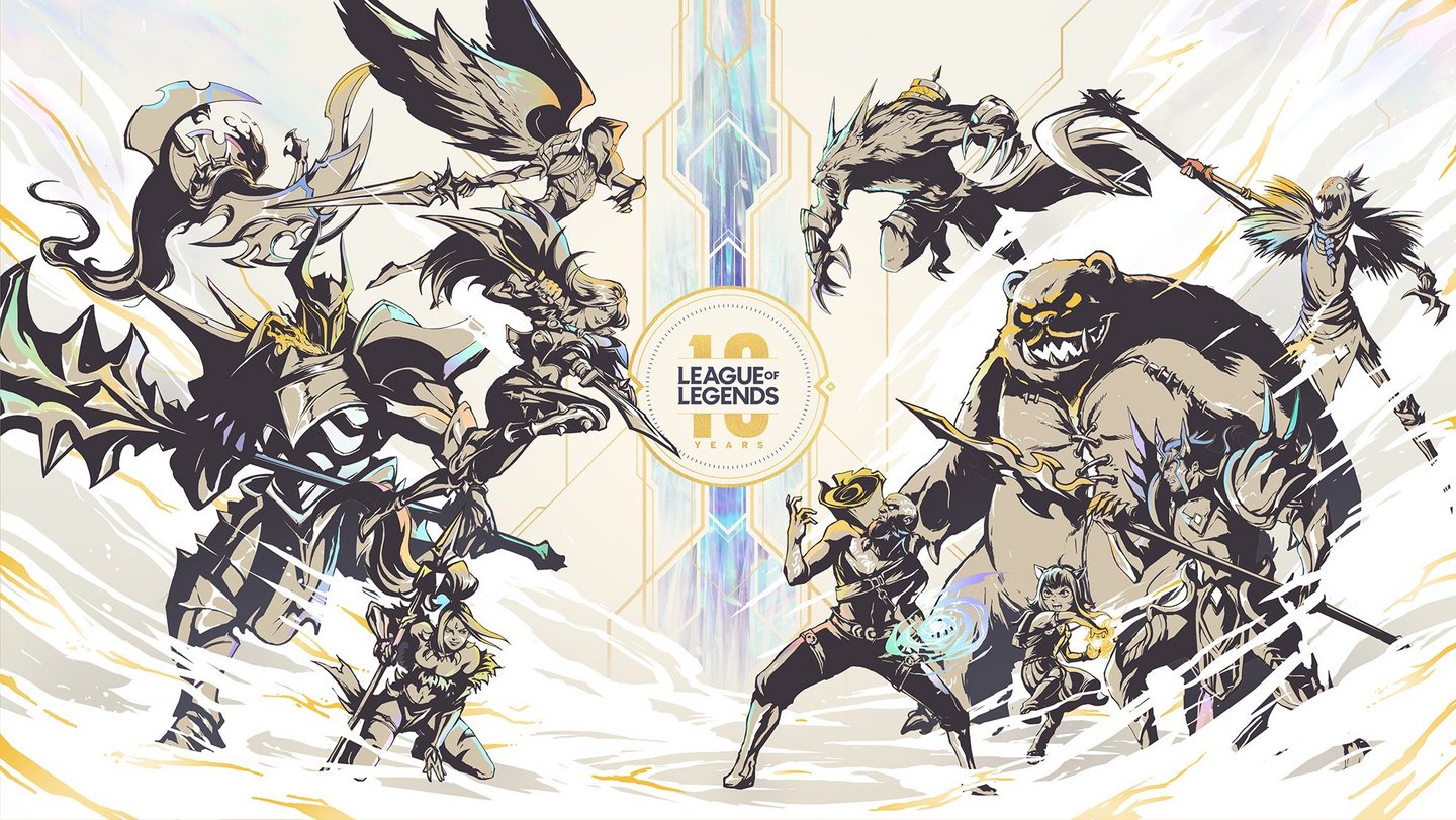 League Of Legends Anniversary Gifts
 League of Legends 10th Year Anniversary Mural