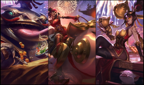 Coin Emperor Tahm Kench, Firecracker Sejuani and Firecracker Vayne