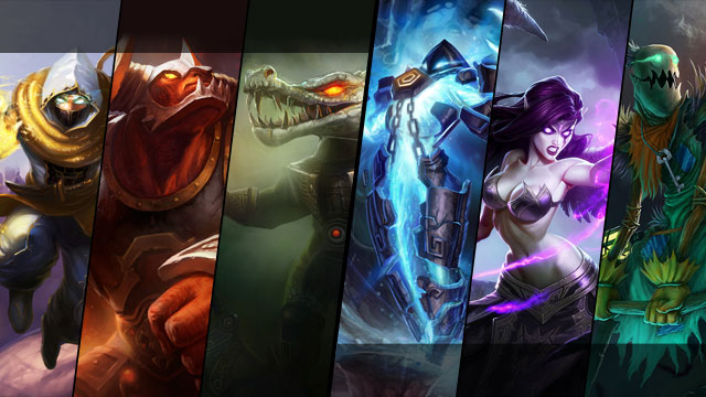 Shadow Prince Malzahar, Infernal Alistar and Galactic Renekton plus Xerath, Morgana and Fiddlesticks