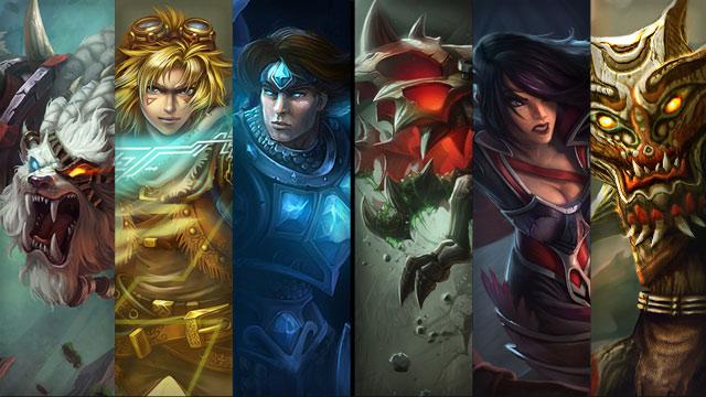 Jurassic Kog'Maw, Nightraven Fiora and Totemic Maokai plus Rengar, Ezreal and Taric