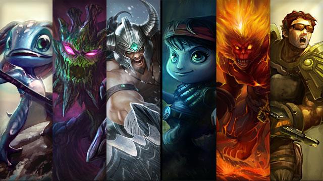 Guerilla Tristana, Volcanic Wukong and Commando Garen plus Fizz, Maokai and Tryndamere