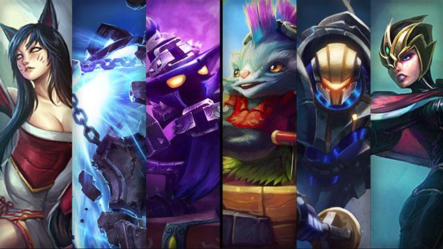 Rumble in the Jungle, Full Metal Jayce and Crimson Elite Riven plus Ahri, Xerath and Veigar