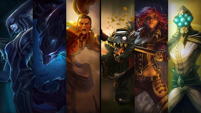 Gangster Twitch, High Command Katarina and Chosen Master Yi plus Lissandra, Nocturne and Xin Zhao