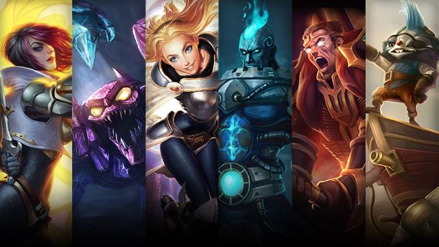 Cryocore Brand, Lord Darius and Bilgerat Rumble plus Fiora, Skarner and Lux