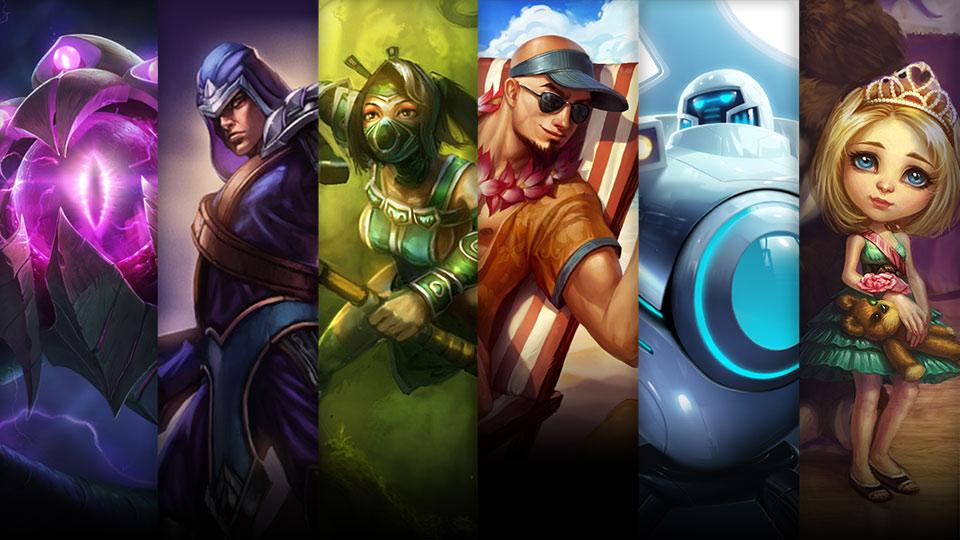 Pool Party Lee Sin, iBlitzcrank and Prom Queen Annie plus Vel'Koz, Talon and Akali