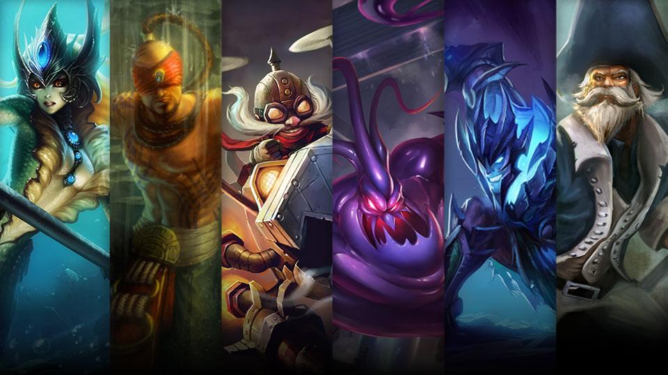 Special Weapon Zac, Soul Reaver Draven and Minuteman Gangplank plus Nami, Lee Sin and Corki