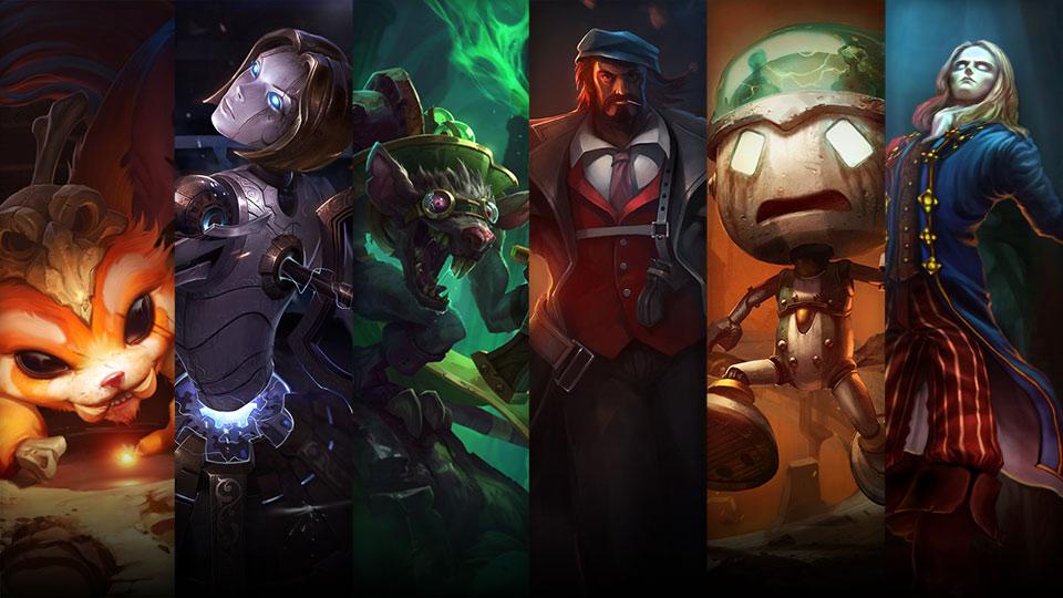Mafia Graves, Sad Robot Amumu and Marquis Vladimir plus Gnar, Orianna and Twitch