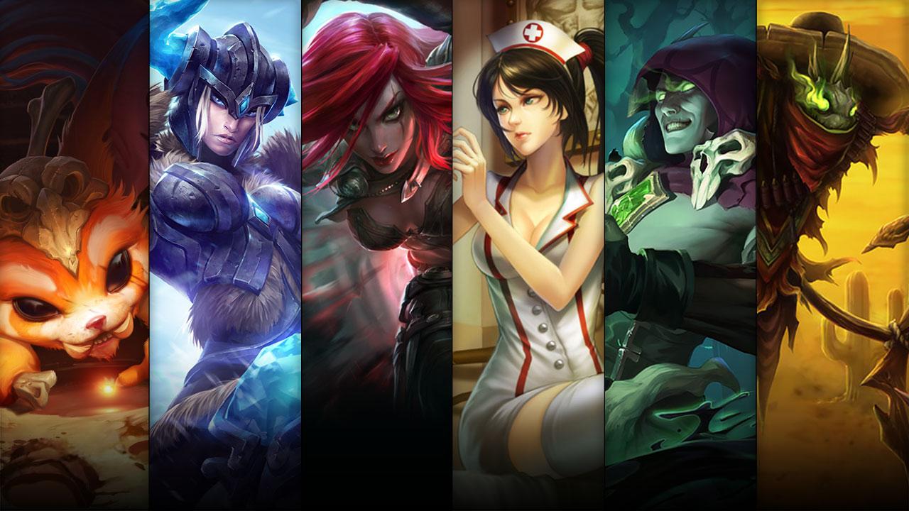 Nurse Akali, Soulstealer Vladimir and Bandito Fiddlesticks plus Gnar, Sejuani and Katarina