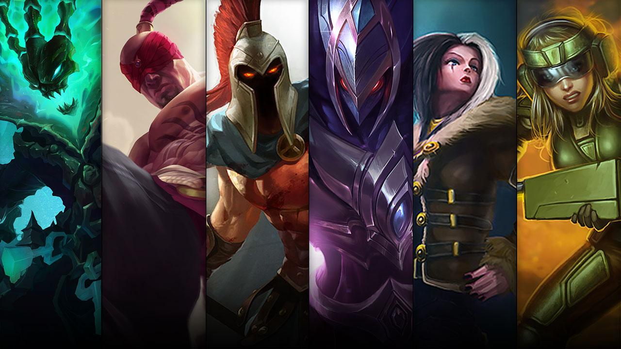 Galactic Azir, Wicked LeBlanc and Commando Lux plus Thresh, Lee Sin and Pantheon