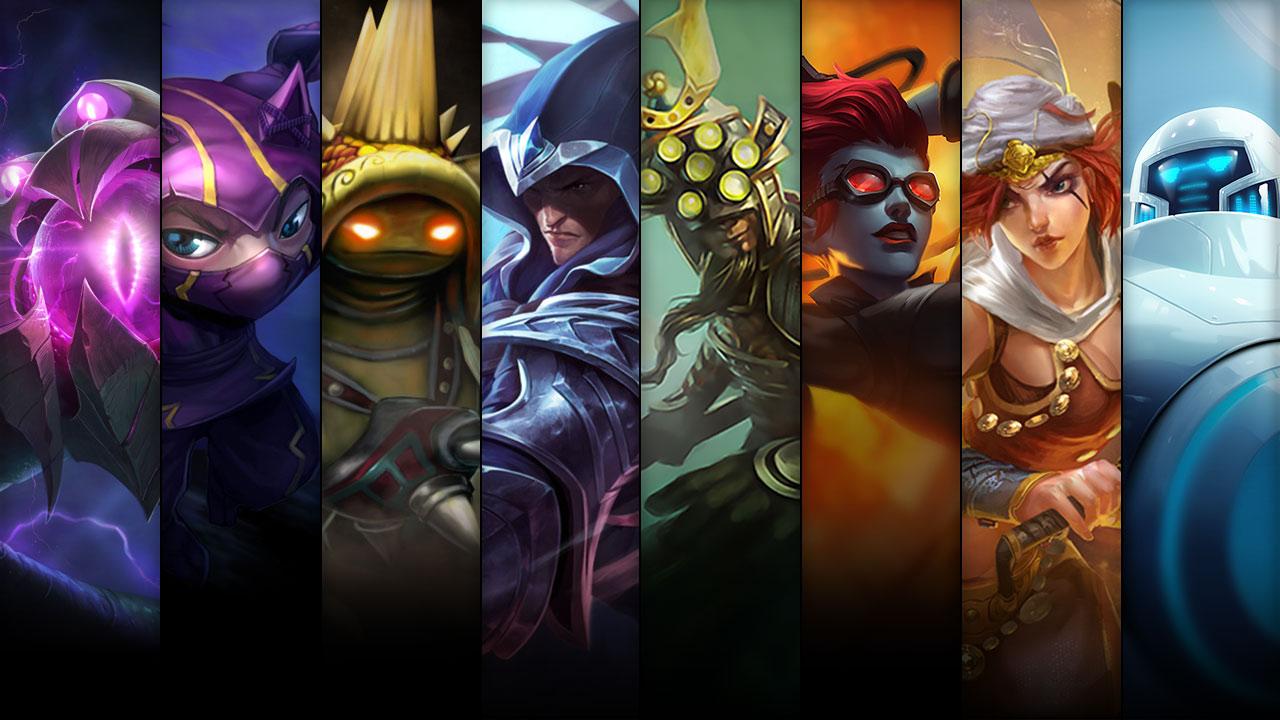 iBlitzcrank, Sandstorm Katarina, Safecracker Evelynn and Samurai Yi plus Vel'Koz, Kennen, Talon and Rammus