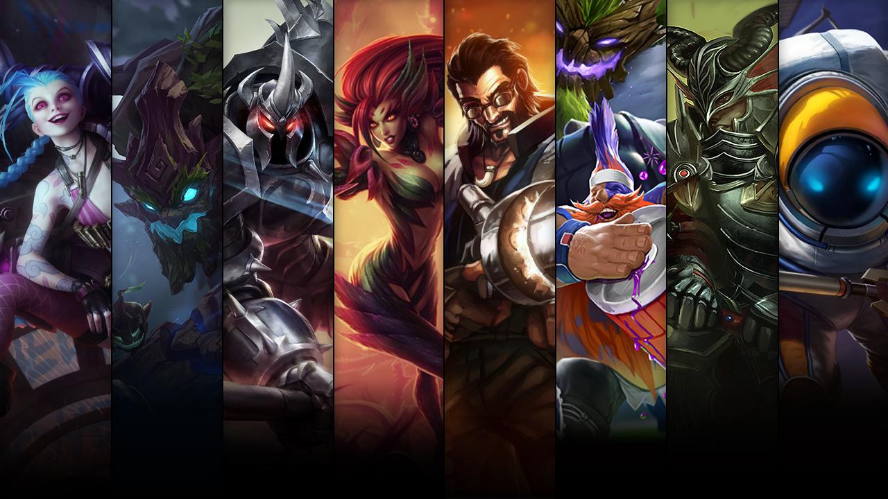 AstroNautilus, Darkforge Jarvan IV, Superfan Gragas and Hired Gun Graves plus Jinx, Zyra, Maokai and Mordekaiser