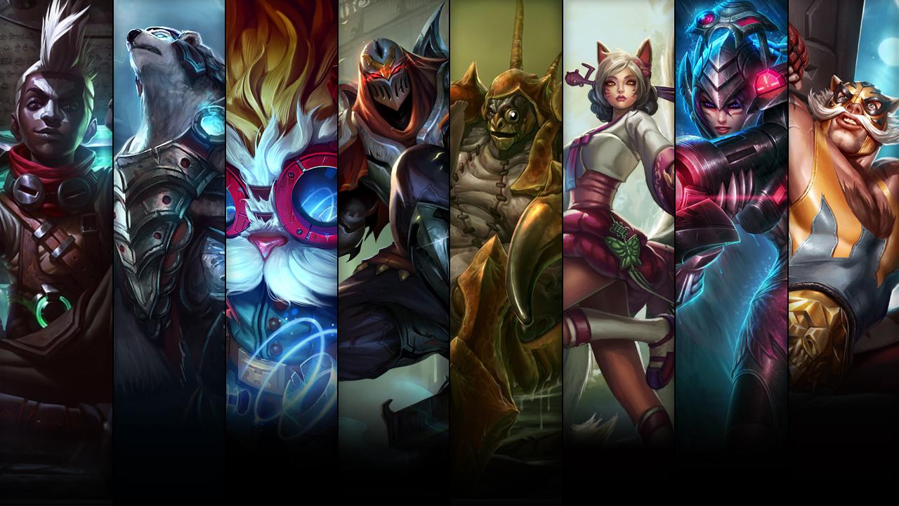 El Tigre Braum, Headhunter Caitlyn, Dynasty Ahri and Giant Enemy Crabgot plus Ekko, Zed, Volibear and Heimerdinger