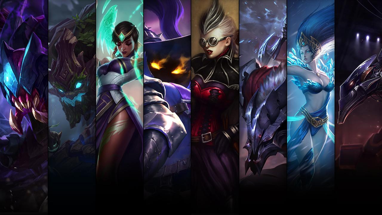 Mecha Malphite, Frost Queen Janna, Marauder Warwick and Aristocrat Vayne plus Rek'Sai, Maokai, Karma and Veigar