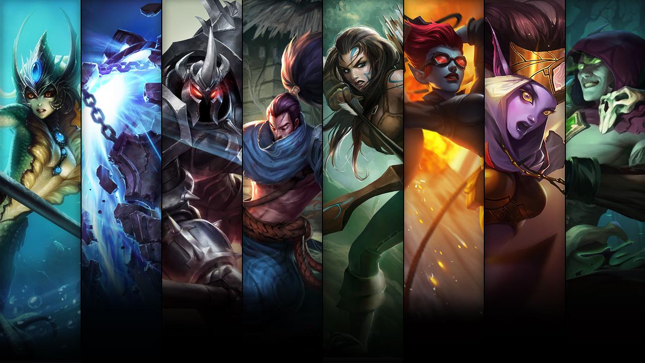 Soulstealer Vladimir, Celestine Soraka, Safecracker Evelynn and Woad Ashe plus Nami, Yasuo, Xerath and Mordekaiser