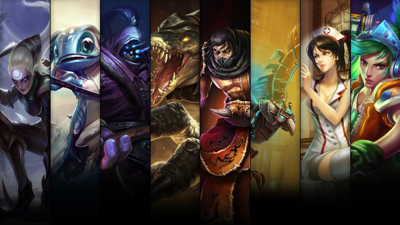 Arcade Riven, Nurse Akali, Hextech Anivia and Pre-Void Kassadin plus Diana, Fizz, Renekton and Jax