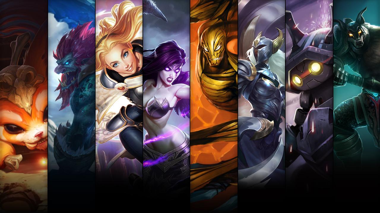 Dreadknight Nasus, Full Metal Rammus, Warden Sivir and Ravager Nocturne plus Gnar, Trundle, Lux and Morgana