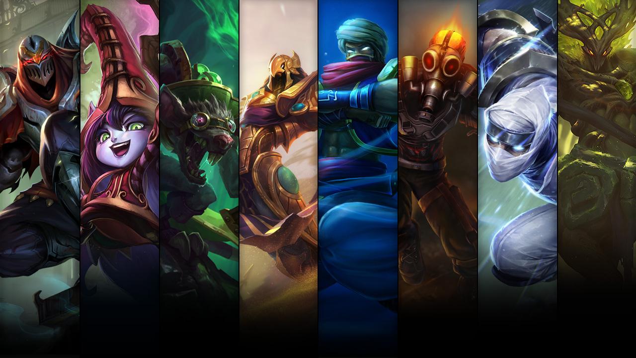 Elderwood Hecarim, Shockblade Zed, Apocalyptic Brand and Djinn Malzahar plus Zed, Azir, Lulu and Twitch