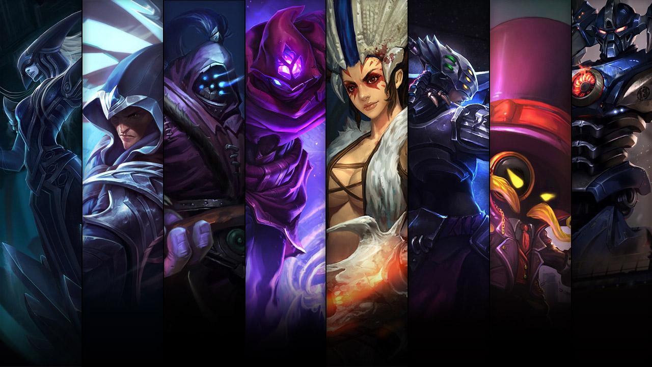 Mecha Aatrox, Superb Villain Veigar, Headhunter Master Yi and Boneclaw Shyvana plus Lissandra, Talon, Malzahar and Jax
