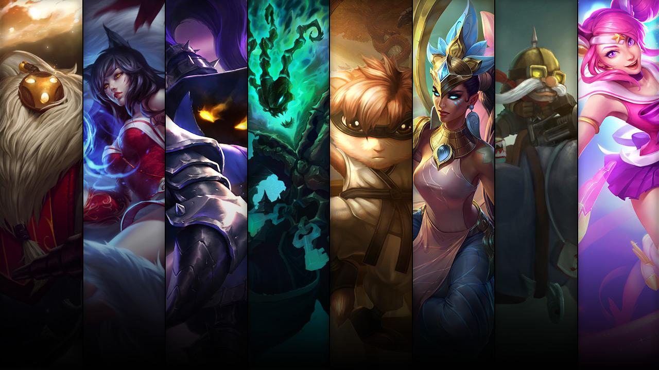 Star Guardian Lux, Urfrider Corki, Order of the Lotus Karma and Karate Kennen plus Bard, Thresh, Ahri and Veigar