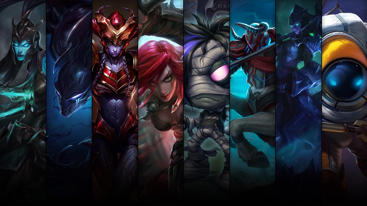 AstroNautilus, Darkrider Sejuani, Blood Knight Hecarim and Emumu plus Kalista, Nocturne, Shyvana and Katarina