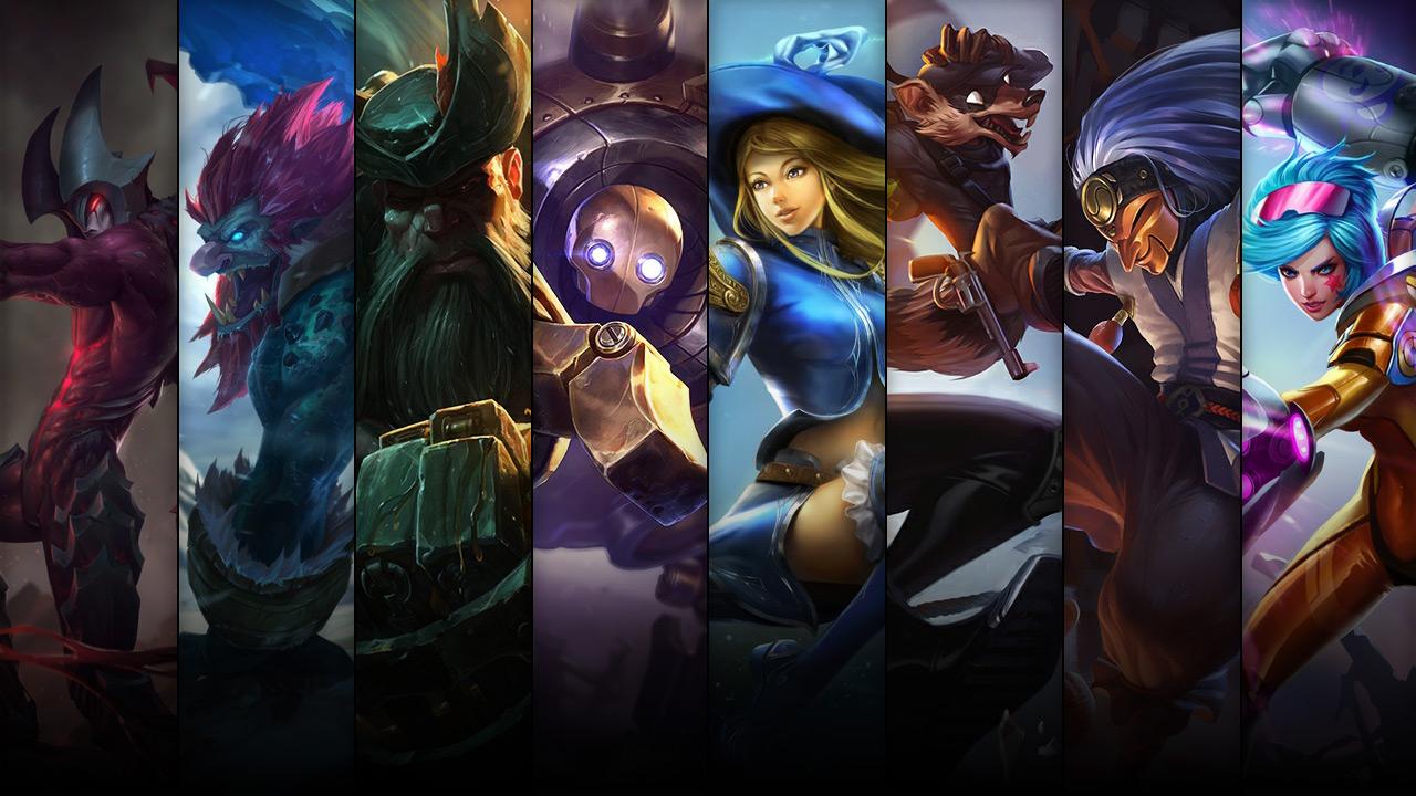 Neon Strike Vi, Masked Shaco, Pickpocket Twitch and Sorceress Lux plus Aatrox, Trundle, Gangplank and Blitzcrank