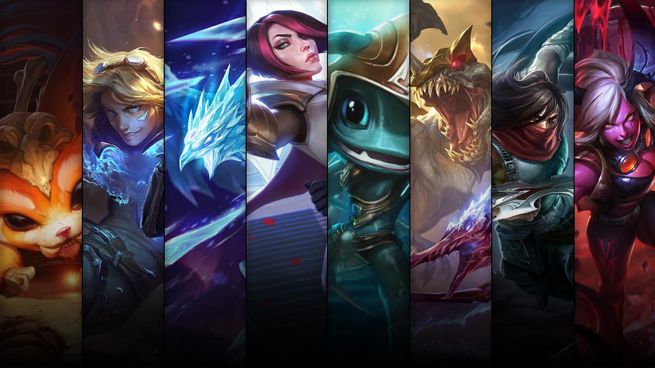 Demon Vi, Dragonblade Talon, Prehistoric Cho'Gath and Atlantean Fizz plus Gnar, Ezreal, Fiora and Anivia