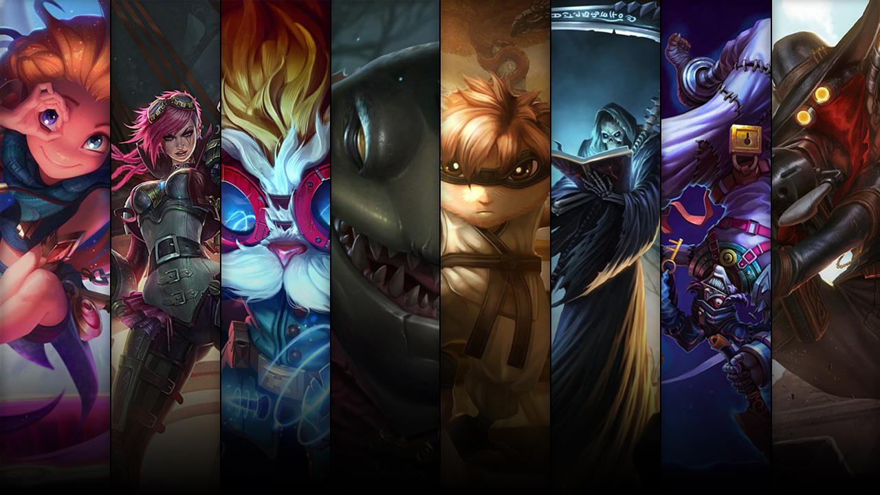 High Noon Jhin, Asylum Shaco, Grim Reaper Karthus and Karate Kennen plus Zoe, Tahm Kench, Vi and Heimerdinger