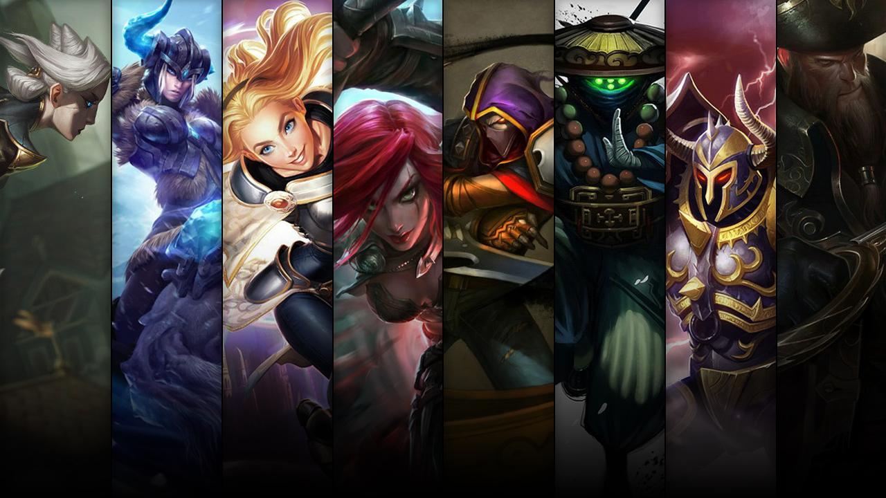 Captain Gangplank, Lord Mordekaiser, Temple Jax and Renegade Talon plus Camille, Sejuani, Lux and Katarina