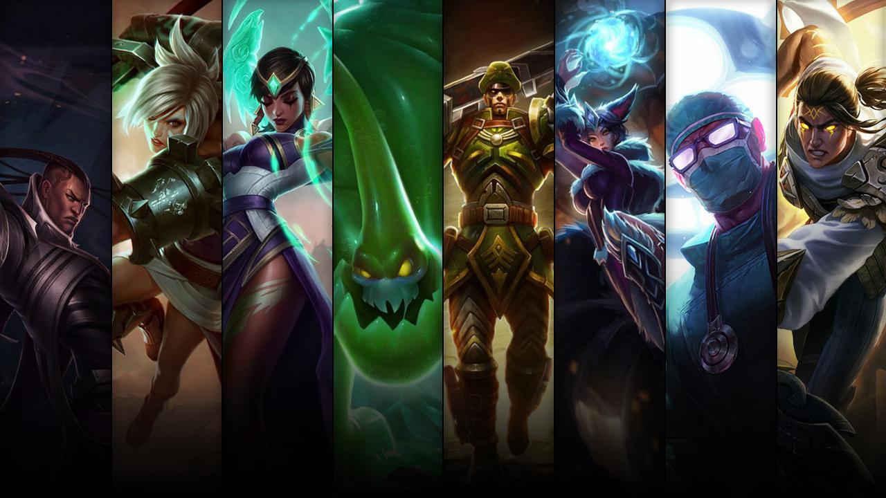 Arclight Varus, Surgeon Shen, Midnight Ahri and Commando Jarvan IV plus Lucian, Zac, Riven and Karma