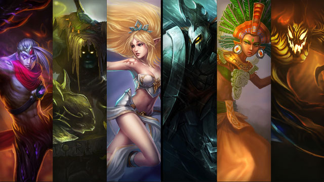 Full Metal Pantheon, Sun Goddess Karma and Ravager Nocturne plus Varus, Yorick and Janna