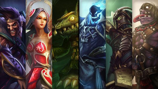 Reaper Hecarim, Tyrant Swain and Executioner Mundo plus Draven, Irelia and Twitch
