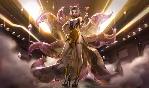 K/DA Ahri Prestige Edition Splash Art