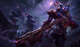 Blood Moon Jhin Splash Art