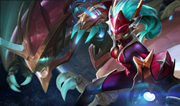 Super Galaxy Shyvana Splash Art