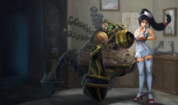 Nurse Akali Skin